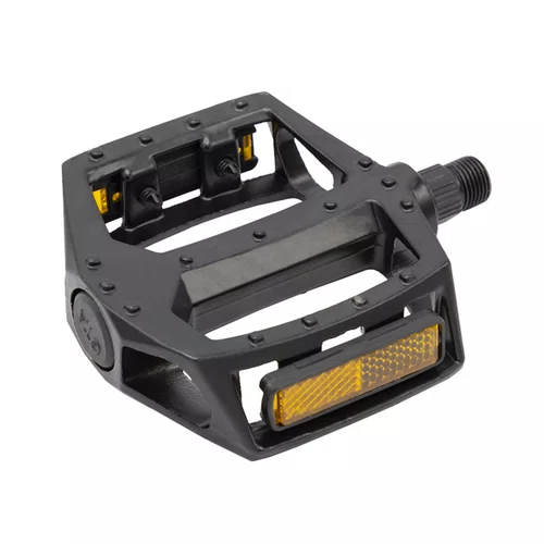 Pedal Alumínio GTA Plataforma Preto 9/16 Rosca Grossa