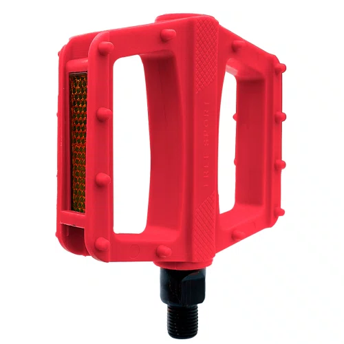 Pedal Nylon Free Sport Metalciclo Vermelho 1/2 Rosca Fina