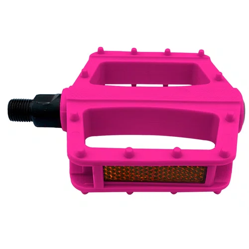 Pedal Nylon Free Sport Rosa Metalciclo 9/16 Rosca Grossa