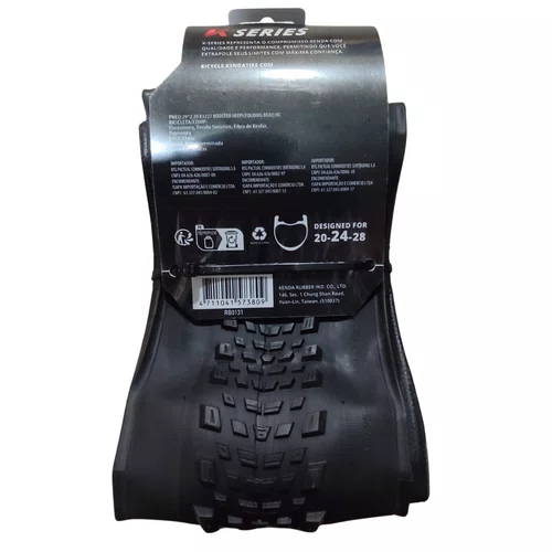 Pneu 29 x 2.20 Kenda Booster 60TPI K1227 Tubeless Preto