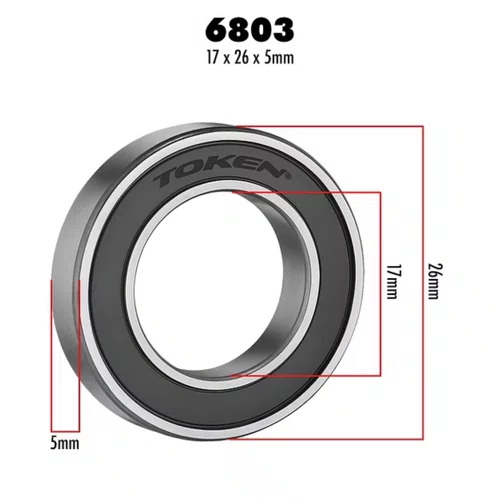 Rolamento Token Premium 6803