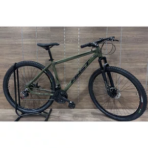 Bicicleta First Aro 29 Smitt 21v Freio Disco Verde Militar Tam 19