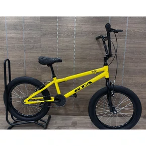 Bicicleta GTA Aro 20 BMX Flip Amarelo com Preto