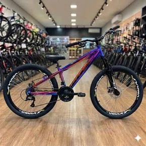 Bicicleta GTA Aro 26 Dirt Rebel 21v Freio à Disco Camaleão