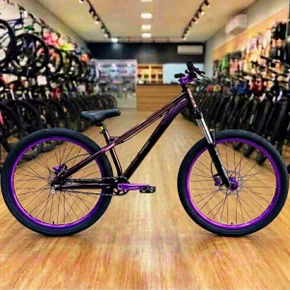 Bicicleta GTA Aro 26 Freeride Gravity Single Violeta Galático