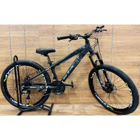 Bicicleta GTA Aro 26 Rebel Preto 21v Shimano Freio Disco Mecânico Preto
