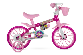 Bicicleta Nathor Aro 12 Flower Rosa