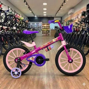 Bicicleta Nathor Aro 16 Top Girls Rosa