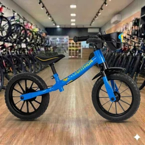 Bicicleta Nathor Balance Bike Masculina Azul