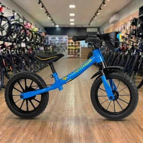 Bicicleta Nathor Balance Bike Masculina Azul
