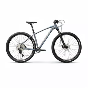 Bicicleta Oggi Aro 29 7.2 Deore 12v Grafite com Azul e Cinza tam 17