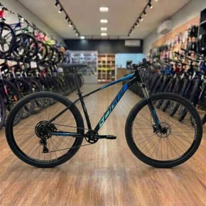 Bicicleta Oggi Aro 29 Big Wheel 7.1 18v Preto com Azul Tam 17