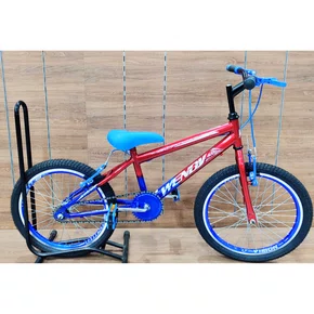 Bicicleta Wendy Aro 20 Masculino Azul com Vermelho