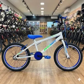 Bicicleta Wendy Aro 20 Masculino Branco com Azul