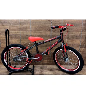 Bicicleta Wendy Aro 20 Masculino Grafite com Vermelho