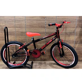 Bicicleta Wendy Aro 20 Masculino Preto com Vermelho