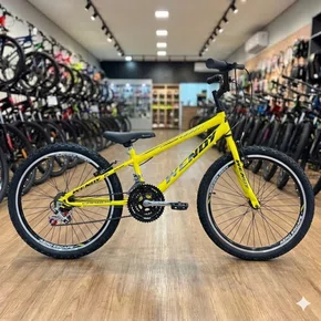 Bicicleta Wendy Aro 24 18M Rebaixado Amarelo