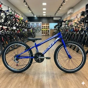Bicicleta Wendy Aro 24 18M Rebaixado Azul