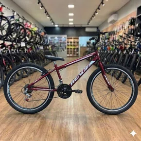 Bicicleta Wendy Aro 26 18 Marchas Rebaixado Vermelho