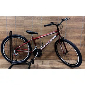 Bicicleta Wendy Aro 26 18 Marchas Rebaixado Vermelho