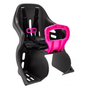 Cadeirinha Kalf Traseiro Grafite com Rosa