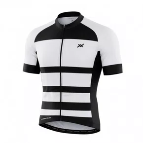 Camisa Ciclismo Mattos Racing Summit Branco com Preto Tam G