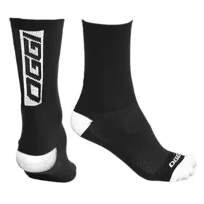Meia Ciclismo Oggi Preto com Branco Tam 35/39