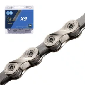 Corrente KMC X9 Prata 116 Links