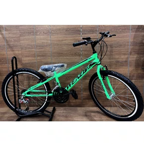 Bicicleta Wendy Aro 24 18M Rebaixado Verde Neon