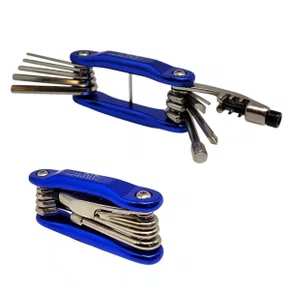 Jogo Chave Canivete Compacto com Extrator de Corrente 10 Funções