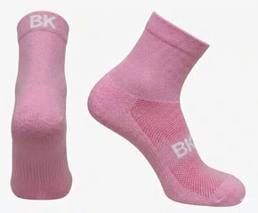 Meia Ciclismo Fabrica De Meias Bk Rosa Bebe Tam 34/39