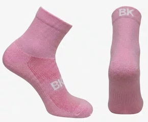 Meia Ciclismo Fabrica De Meias Bk Rosa Bebe Tam 34/39