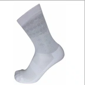 Meia Ciclismo Fábrica de Meias FMCL113 Cells Branco tam 34/39