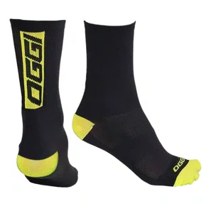 Meia Ciclismo Oggi Preto/Amarelo 35/39
