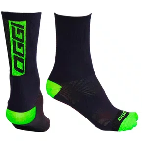 Meia Ciclismo Oggi Preto/Verde 35/39