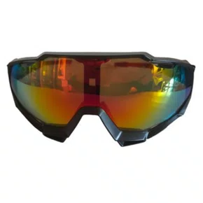 Oculos Ciclismo GTI 9312 UV400 Preto e Lente Espelhada