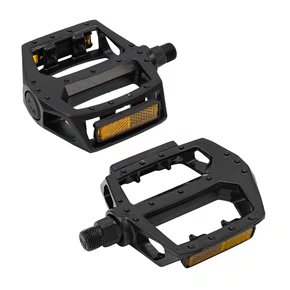 Pedal Alumínio GTA Plataforma Preto 9/16 Rosca Grossa