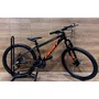Bicicleta First Aro 24 Smitt 21v Freio Disco Grafite com Laranja e Preto Tam 13,5