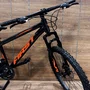 Bicicleta First Aro 24 Smitt 21v Freio Disco Grafite com Laranja e Preto Tam 13,5