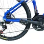 Bicicleta First Aro 24 Smitt Juvenil 21v Freio Disco Azul Hunter com Laranja