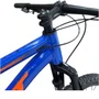 Bicicleta First Aro 24 Smitt Juvenil 21v Freio Disco Azul Hunter com Laranja