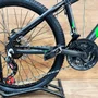 Bicicleta First Aro 24 Smitt Juvenil 21v Freio Disco Preto com Verde Tam 13,5