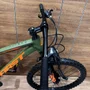 Bicicleta First Aro 24 Smitt Juvenil 21v Freio Disco Verde Militar com Laranja Tam 13,5