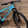 Bicicleta First Aro 29 Smitt 21v Freio Disco Azul Claro com Preto tam 15,5