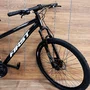 Bicicleta First Aro 29 Smitt 21v Freio Disco Grafite com Prata Tam 15,5