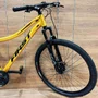 Bicicleta First Aro 29 Smitt Feminina 21v Freio Disco Ouro com Preto Tam 17,5
