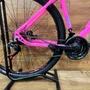 Bicicleta First Aro 29 Smitt Feminina 21v Freio Disco Rosa Chiclete com Azul Tam 17,5