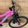 Bicicleta First Aro 29 Smitt Feminina 21v Freio Disco Rosa Chiclete com Azul Tam 17,5