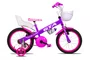 Bicicleta GTA Aro 16 Infantil Purple Flower