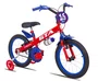 Bicicleta GTA Aro 16 Infantil Red Spider Verm com Azul